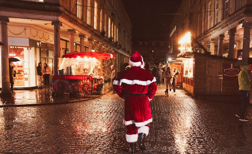 Father Christmas on Bath Street